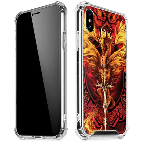 Fire Dragon by Ruth Thompson iPhone XS Max Clear Case